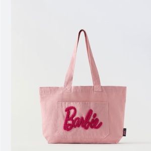 NWT Zara Barbie tote bag from Barbie the Movie collection